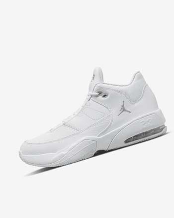 Nike Jordan Max Aura 3 Blancos Blancos Metal Plateados | MX 4562